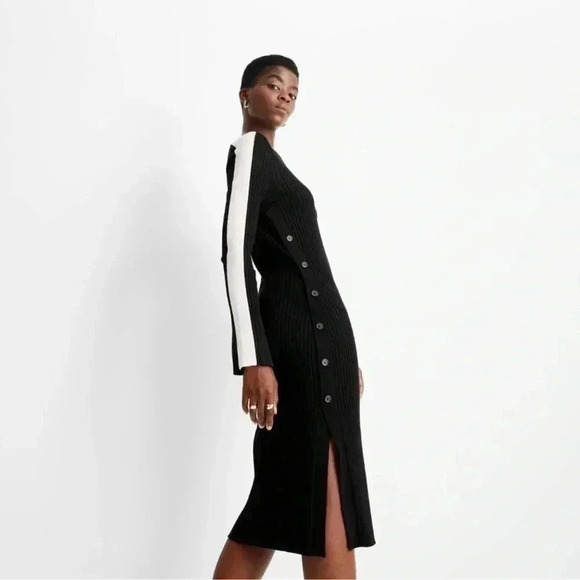 NWT Future Collective Button Dress - Picture 3 of 4